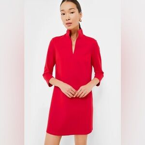 Tuckernuck Vibrant Red Long Sleeve Dress